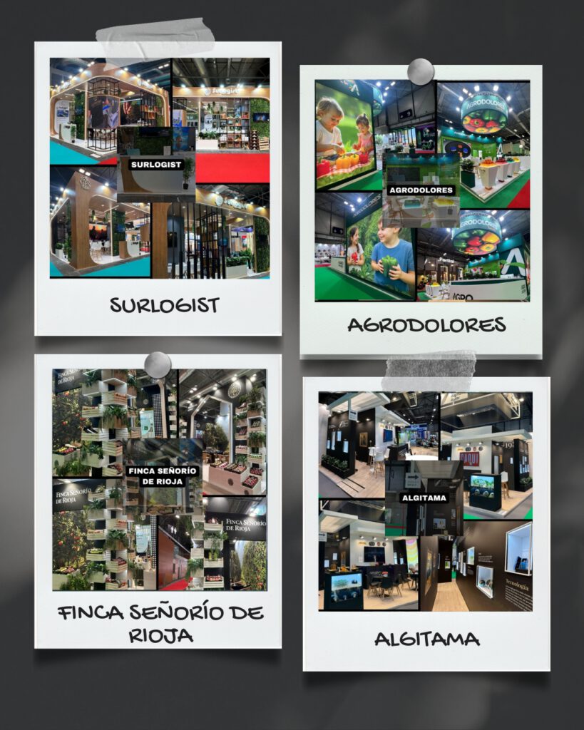 Diseño y montaje de stands Fruit Attraction 2025 por Dejavu Project