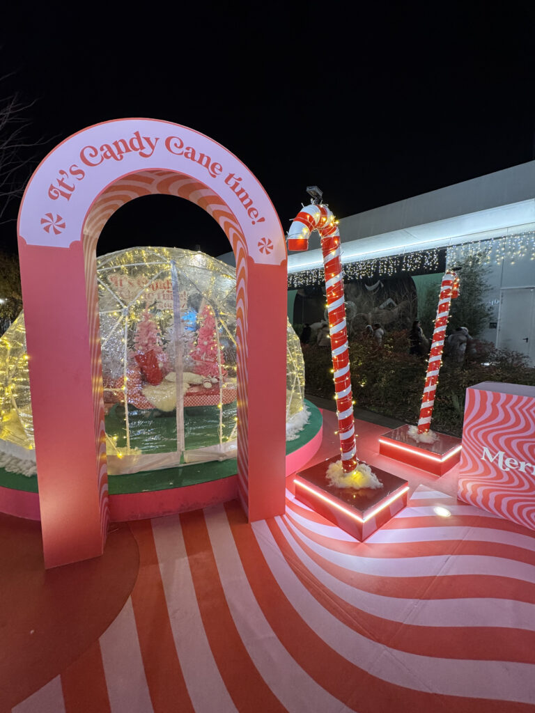 Decoración navideña Oasiz Madrid 2024 creada por Dejavu Project