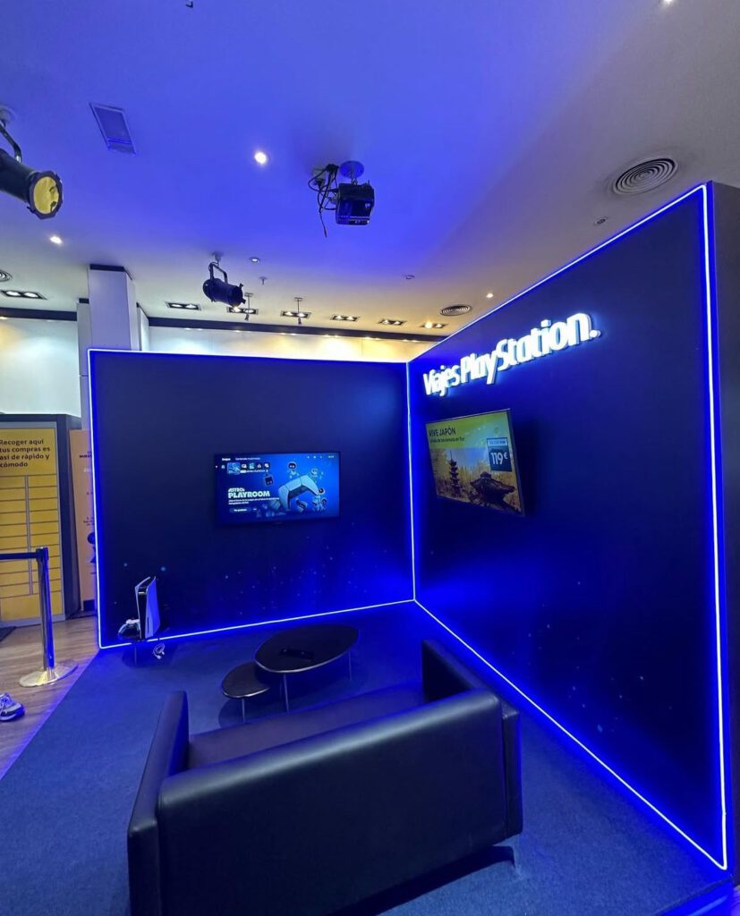PlayStation corner retail instalado por Dejavu Project en Fnac