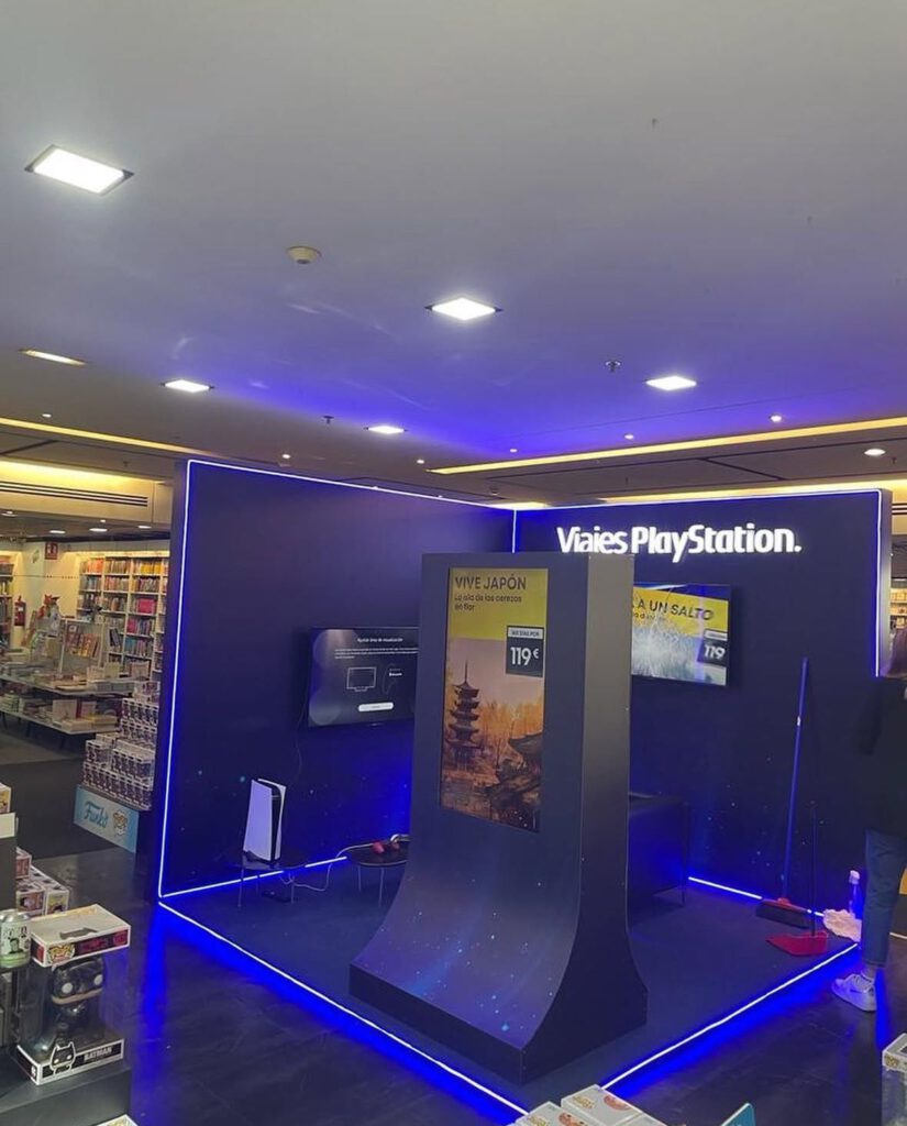 PlayStation corner instalado por Dejavu Project en Fnac