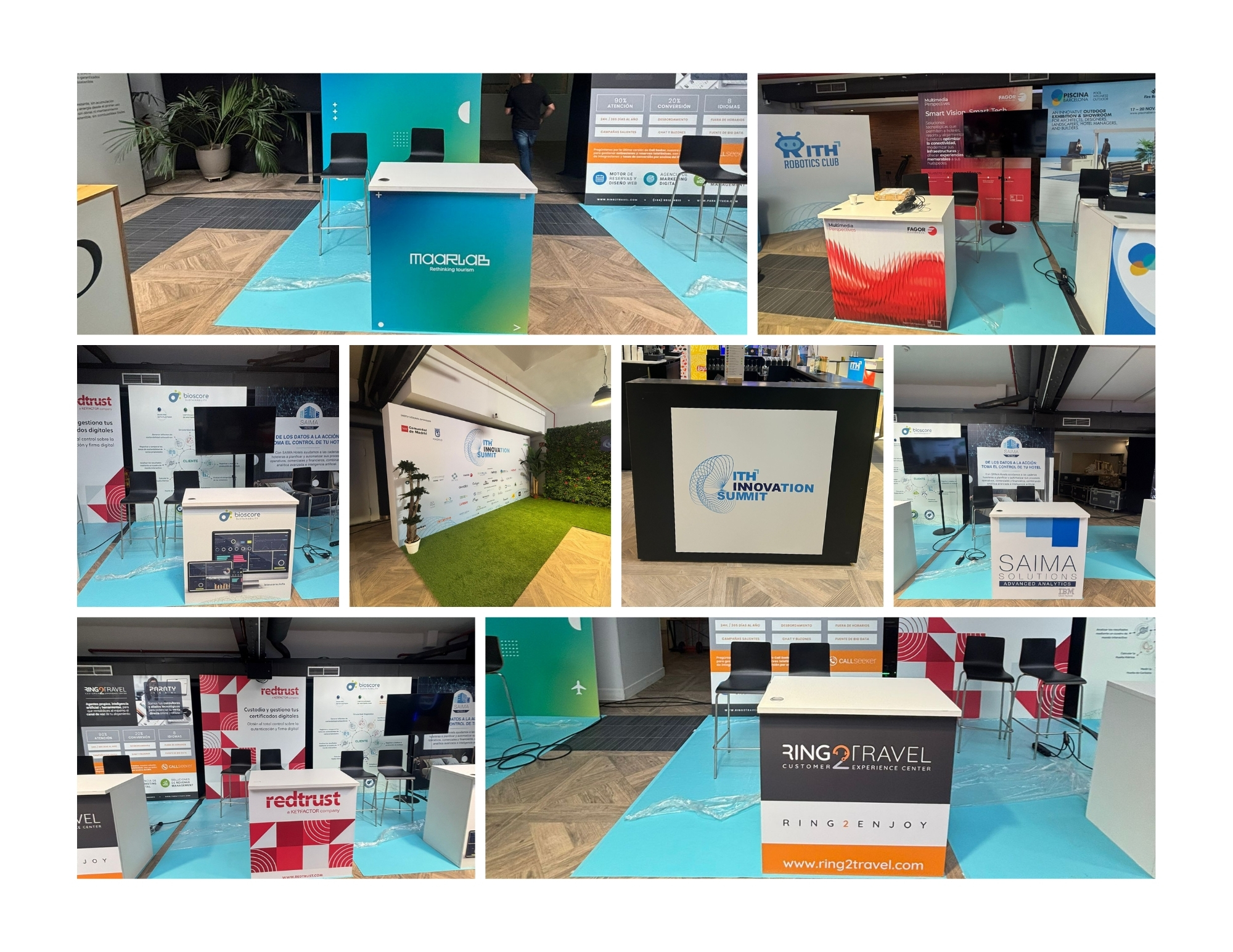 ITH Innovation Summit – Instalación tecnológica, diseño y producción de un espacio inmersivo